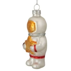 Northlight 3.5-in White And Gold Glass Astronaut Christmas Ornament -Northlight Sales Store 331054277 AlternateImage3