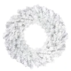Northlight 30-in Northlight White Canadian Pine Artificial Christmas Wreath -Northlight Sales Store 331054306 AlternateImage2