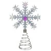 Northlight 11-in LED Lighted Twinkling Snowflake Christmas Tree Topper -Northlight Sales Store 331054346 MainImage 001