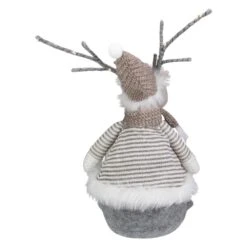 Northlight 18-in LED Lighted Brown And Grey Knit Reindeer Christmas Figure -Northlight Sales Store 331054349 AlternateImage4