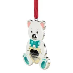 Northlight 3-in Plated Bear Baby's First Christmas Ornament -Northlight Sales Store 331054360 AlternateImage2