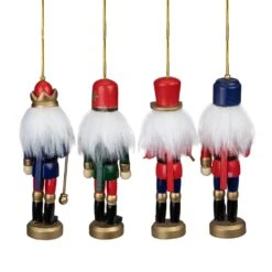 Northlight 5-in Red And Green Christmas Nutcracker Ornaments - Set Of 4 -Northlight Sales Store 331054393 AlternateImage3