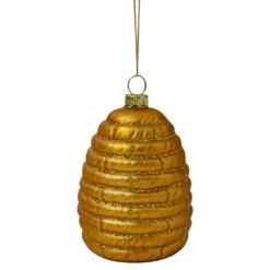 Northlight 3.5-in Gold Holiday Collections Glass Beehive Christmas Ornament 8 Northlight 3.5-in Gold Holiday Collections Glass Beehive Christmas Ornament -Northlight Sales Store 331054428 AlternateImage2
