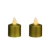 Northlight Gold/Amber Lighted Christmas Votive Candles - Pack Of 2