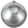 Northlight 8-in Shiny Grey Shatterproof Christmas Ball Ornament 1 Northlight 8-in Shiny Grey Shatterproof Christmas Ball Ornament -Northlight Sales Store 331054503 MainImage 001