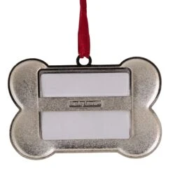 Northlight 3-in Red And Silver-Plated Best Dog Bone Christmas Ornament -Northlight Sales Store 331054508 AlternateImage3