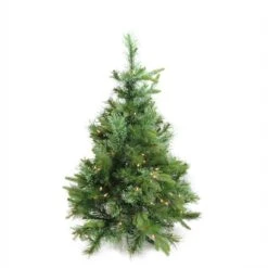 Northlight 3-ft X 29-in Pre-Lit Ashcroft Cashmere Pine Full Artificial Christmas Tree