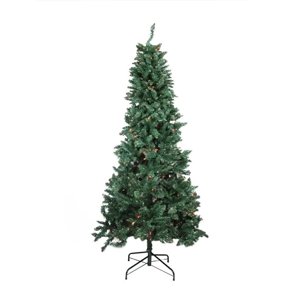 Northlight 9-ft Pre-Lit Green Slim Pine Artificial Christmas Tree - Multicolour Lights 3 Northlight 9-ft Pre-Lit Green Slim Pine Artificial Christmas Tree - Multicolour Lights
