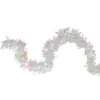 Northlight 50-ft X 4-in White Iridescent Wide Cut Tinsel Christmas Garland