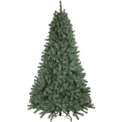 Northlight 7.5-ft Pre-Lit Colourado Blue Spruce Artificial Christmas Tree Clear Lights