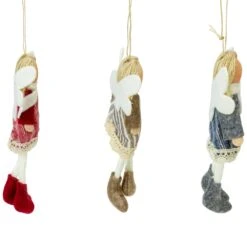 Northlight 6-in Hanging Angel Doll Christmas Ornaments - Set Of 3 -Northlight Sales Store 331054536 AlternateImage2