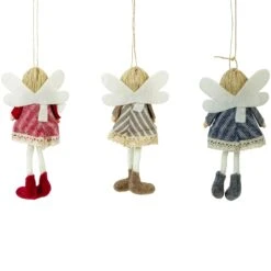 Northlight 6-in Hanging Angel Doll Christmas Ornaments - Set Of 3 -Northlight Sales Store 331054536 AlternateImage3