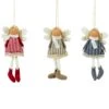 Northlight 6-in Hanging Angel Doll Christmas Ornaments - Set Of 3 -Northlight Sales Store 331054536 MainImage 001