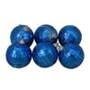 Northlight 6-Piece Lavish Blue Mirrored Glass Disco Ball Christmas Ornaments -Northlight Sales Store 331054579 MainImage 001