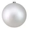 Northlight 8-in Silver Splendor Shatterproof Matte Christmas Ball Ornament -Northlight Sales Store 331054584 MainImage 001