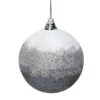 Northlight 2.75-in Grey, Silver And White Glitter Ombre Shatterproof Christmas Ball Ornament 2 Northlight 2.75-in Grey, Silver And White Glitter Ombre Shatterproof Christmas Ball Ornament -Northlight Sales Store 331054644 MainImage 001