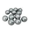 Northlight 4-in Pewter Grey Shatterproof Shiny Christmas Ball Ornaments 12-Piece -Northlight Sales Store 331054646 MainImage 001