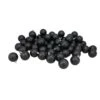 Northlight 2.5-in 60-Piece Jet Black Shatterproof Matte Christmas Ball Ornaments