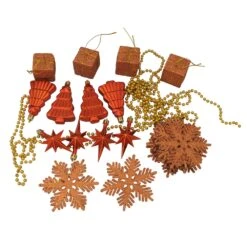 Northlight 125-Piece Burnt Orange Shatterproof 4-Finish Christmas Ornaments 8 Northlight 125-Piece Burnt Orange Shatterproof 4-Finish Christmas Ornaments -Northlight Sales Store 331054660 AlternateImage2