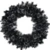 Northlight 36-in Black Bristle Artificial Christmas Wreath 1 Northlight 36-in Black Bristle Artificial Christmas Wreath -Northlight Sales Store 331054666 MainImage 001
