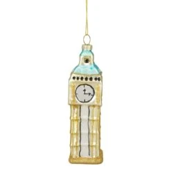 Northlight 4.75-in Black And Gold Glass Big Ben Christmas Ornament -Northlight Sales Store 331054667 AlternateImage2