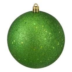 Northlight 12-Piece Green Shatterproof 4-Finish Christmas Ball Ornaments 9 Northlight 12-Piece Green Shatterproof 4-Finish Christmas Ball Ornaments -Northlight Sales Store 331054690 AlternateImage2