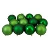 Northlight 12-Piece Green Shatterproof 4-Finish Christmas Ball Ornaments -Northlight Sales Store 331054690 MainImage 001