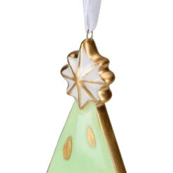 Northlight 4.5-in Green And Gold Christmas Tree Hanging Ornament 8 Northlight 4.5-in Green And Gold Christmas Tree Hanging Ornament -Northlight Sales Store 331054693 AlternateImage2