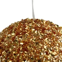 Northlight 6-in Gold Glitter Christmas Ball Ornament 6 Northlight 6-in Gold Glitter Christmas Ball Ornament -Northlight Sales Store 331054701 AlternateImage1
