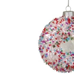 Northlight 3.5-in Pink Doughnut With Sprinkles Glass Christmas Ornament 10 Northlight 3.5-in Pink Doughnut With Sprinkles Glass Christmas Ornament -Northlight Sales Store 331054708 AlternateImage3