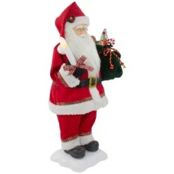 Northlight 24-in Animated Santa Claus With Lighted Candle Musical Christmas Figure -Northlight Sales Store 331054717 AlternateImage2