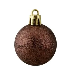 Northlight 96-Piece Mocha Brown Shatterproof 4-Finish Christmas Ball Ornaments 11 Northlight 96-Piece Mocha Brown Shatterproof 4-Finish Christmas Ball Ornaments -Northlight Sales Store 331054718 AlternateImage4
