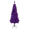 Northlight 6-ft Pre-Lit Purple Artificial Tinsel Christmas Tree Clear Lights -Northlight Sales Store 331054728 MainImage 001