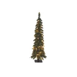 Santa's Workshop 4-ft Green Artificial Christmas Tree With 70 Lights