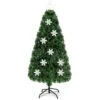 Costway 5-ft Pre-Lit Fibre Optic Artificial Christmas Tree With Multicolour Lights Snowflakes -Northlight Sales Store 331059989 MainImage 001