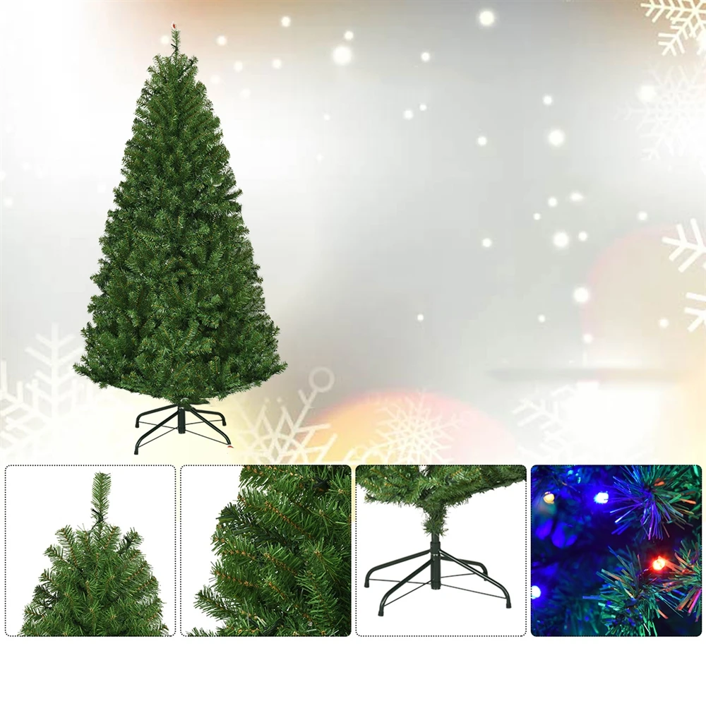 Costway 4-ft Pre-Lit Artificial Christmas Tree Premium Hinged With 100 LED Lights And Stand 5 Costway 4-ft Pre-Lit Artificial Christmas Tree Premium Hinged With 100 LED Lights And Stand - Image 3