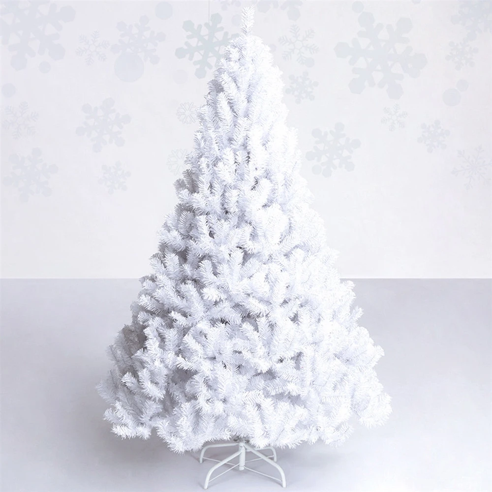Costway 7-ft Artificial PVC Christmas Tree With Stand Holiday Season Indoor/Outdoor White 3 Costway 7-ft Artificial PVC Christmas Tree With Stand Holiday Season Indoor/Outdoor White