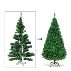 Costway 6-ft Artificial PVC Christmas Tree With Stand Holiday Season Indoor/Outdoor Green -Northlight Sales Store 331060052 AlternateImage2