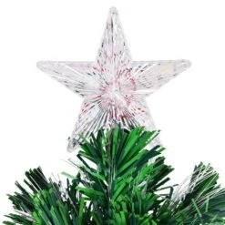 Costway 4-ft Pre-Lit Fibre Optic Artificial Christmas Tree With Lights Snowflakes -Northlight Sales Store 331060059 AlternateImage3