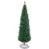 Costway 6-ft PVC Artificial Pencil Christmas Tree Slim With Stand Home Holiday Decor Green 1 Costway 6-ft PVC Artificial Pencil Christmas Tree Slim With Stand Home Holiday Decor Green -Northlight Sales Store 331060060 MainImage 001