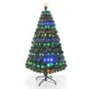Costway 5-ft Pre-Lit Artificial Christmas Tree Fibre Optic With Multicolour LED Lights And Stand 2 Costway 5-ft Pre-Lit Artificial Christmas Tree Fibre Optic With Multicolour LED Lights And Stand -Northlight Sales Store 331060081 MainImage 001