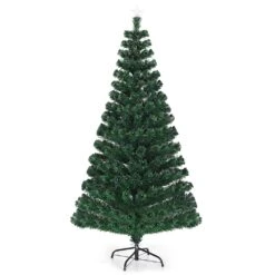 Costway 6-ft Pre-Lit Artificial Christmas Tree Fibre Optic With 230 LED Lights And Top -Northlight Sales Store 331060089 AlternateImage3
