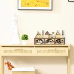 HOMCOM Pre-lit Christmas Village Winter Wonderland With LED Lights -Northlight Sales Store 331061742 AlternateImage4