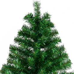 Costway 6-ft PVC Artificial Christmas Tree 1000 Tips Premium Hinged With Solid Metal Legs -Northlight Sales Store 331065152 AlternateImage2