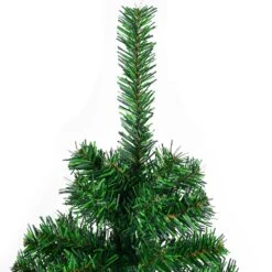 Costway 6-ft PVC Artificial Christmas Tree 1000 Tips Premium Hinged With Solid Metal Legs -Northlight Sales Store 331065152 AlternateImage3