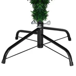 Costway 6-ft PVC Artificial Christmas Tree 1000 Tips Premium Hinged With Solid Metal Legs -Northlight Sales Store 331065152 AlternateImage4
