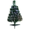 Costway 2-ft Pre-Lit Fibre Optic PVC Artificial Christmas Tree Tabletop With Stand -Northlight Sales Store 331065172 MainImage 001
