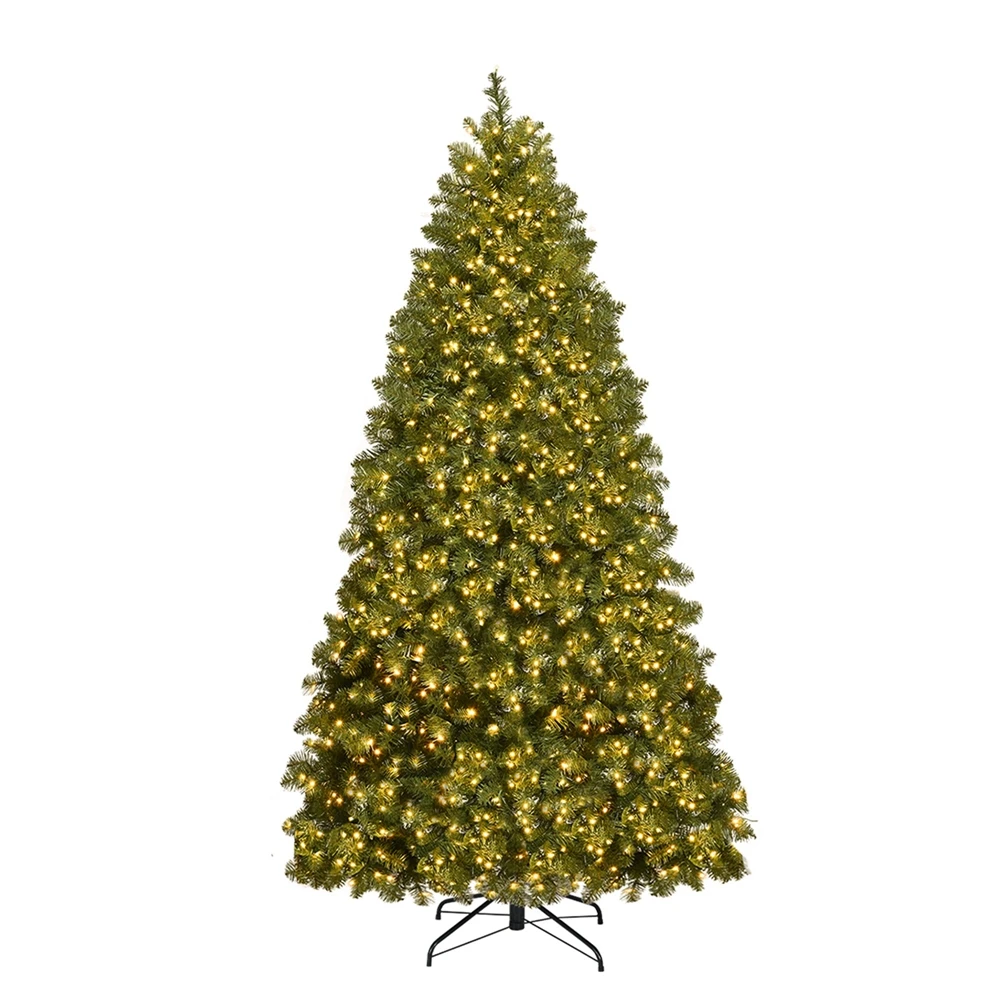 Costway 6-ft Pre-Lit Artificial PVC Christmas Tree Spruce Hinged With 560 LED Lights Stand 3 Costway 6-ft Pre-Lit Artificial PVC Christmas Tree Spruce Hinged With 560 LED Lights Stand