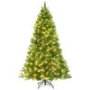 Costway 6.5-ft Pre-Lit Hinged Christmas Tree With Pine Cones Red Berries And 450 LED Lights -Northlight Sales Store 331065193 MainImage 001