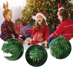 Costway 7-ft Unlit Upside Down Artificial Christmas Tree With 1000 Branch Tips Holiday -Northlight Sales Store 331065214 AlternateImage4